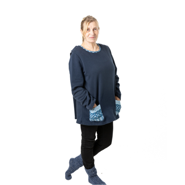ILONA-nepparipusero, tummansininen - Image 2