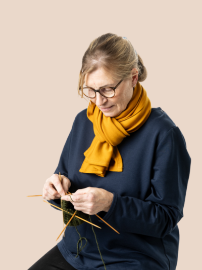 Okra merinovillahuivi